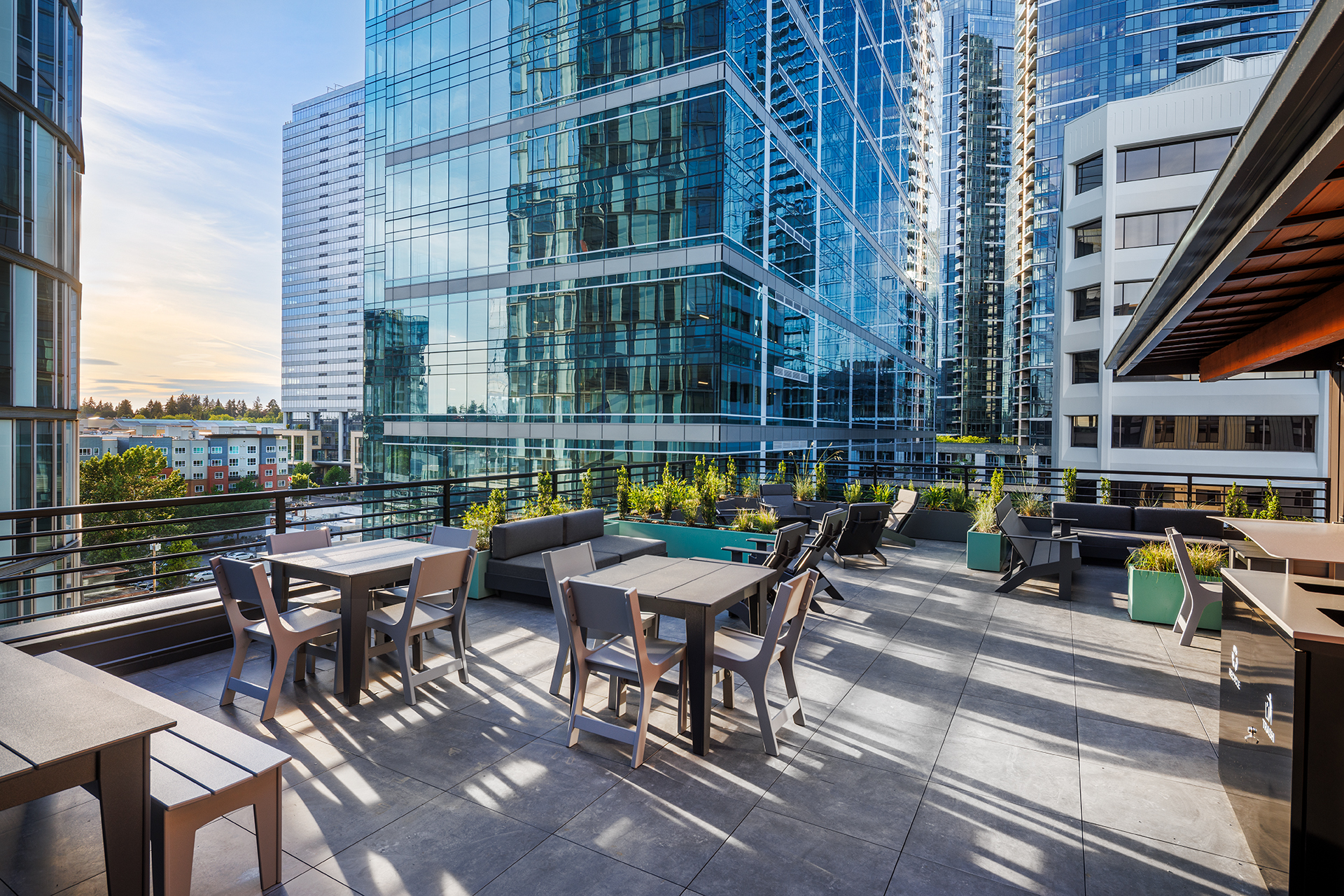 Rooftop terrace